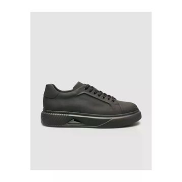 Cabani 2799 Nubuk Deri Siyah Erkek Sneaker