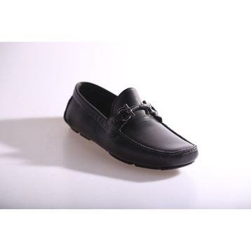 Cabani 347M472 Hakiki Deri Toka Detaylı Siyah Erkek Loafer Ayakkabı