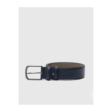 Cabani 430 Hakiki Deri Lacivert 4 cm Erkek Klasik Kemer