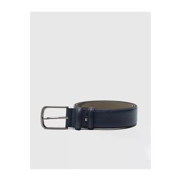 Cabani 430 Hakiki Deri Lacivert 4 cm Erkek Klasik Kemer