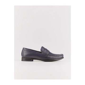 Cabani 442M1176 Hakiki Deri Kauçuk Tabanlı Lacivert Erkek Loafer Ayakkabı