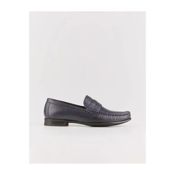 Cabani 442M1176 Hakiki Deri Kauçuk Tabanlı Lacivert Erkek Loafer Ayakkabı