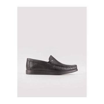 Cabani 523M1551 Hakiki Deri Siyah Sneaker Erkek Günlük Ayakkabı