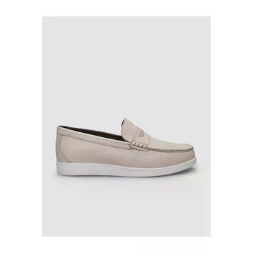 Cabani 523M1738 Hakiki Deri Bej Loafer Erkek Günlük Ayakkabı