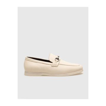 Cabani 572M1660 Hakiki Deri Bej Tokalı Erkek Loafer Ayakkabı