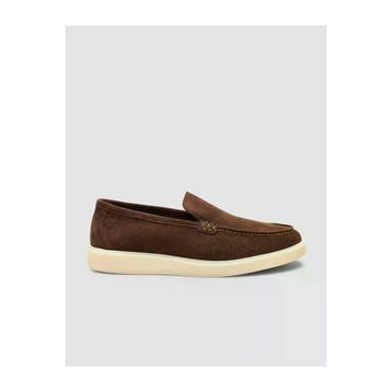 Cabani 605M1651 Süet Kahverengi Erkek Loafer Ayakkabı