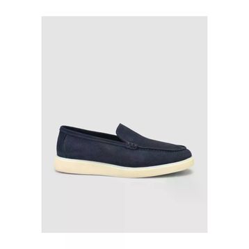 Cabani 605M1651 Süet Lacivert Erkek Loafer Ayakkabı