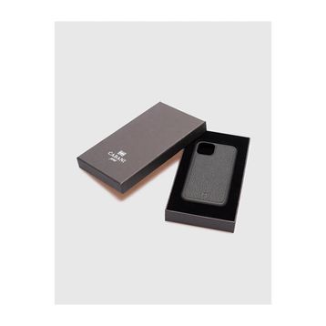 Cabani iPhone 11 Pro Siyah Hakiki Deri Telefon Kılıfı