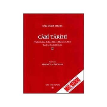 Cabi Tarihi 2 - Mehmet Ali Beyhan