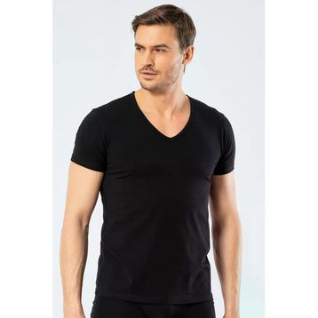 Cacharel 1306 Siyah V Yaka Erkek Tişört