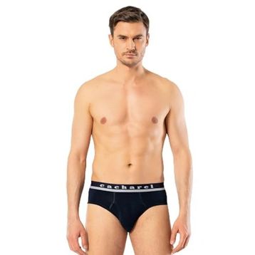 Cacharel 1311 Lacivert Likralı Bantlı Erkek Slip Külot