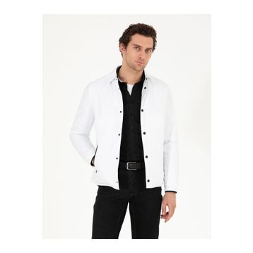 Cacharel 50266368-VR013 Erkek Beyaz Mevsimlik Mont