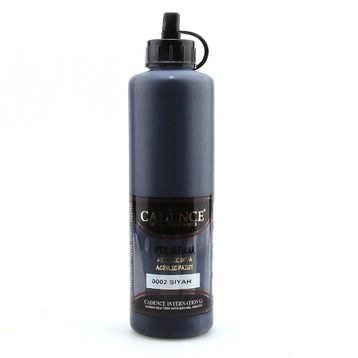 Cadence 0002 500 ml Siyah Premium Akrilik