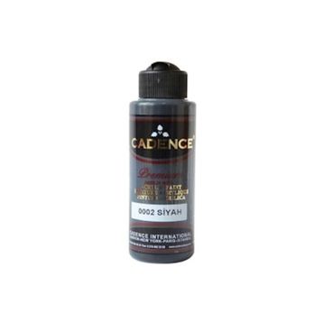 Cadence 0002 Premium Siyah 120 ML Akrilik Boya