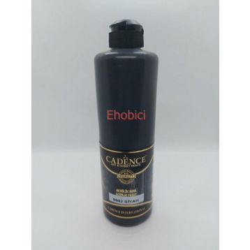Cadence 0002 Siyah 500 ML Premium Akrilik Boya