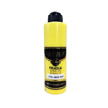 Cadence 0755 500 ml Limon Sarı Premium Akrilik