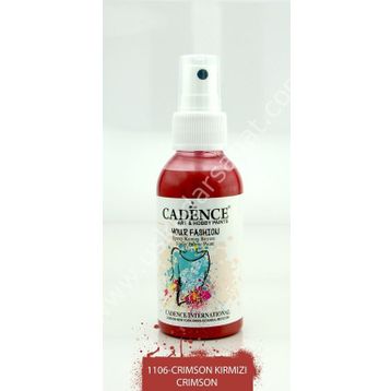Cadence 100 ml 1106 Crimson Kırmızı Your Fashion Sprey Kumaş Boyası