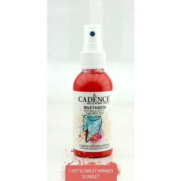 Cadence 100 ml 1107 Scarlet Kırmızı Your Fashion Sprey Kumaş Boyası