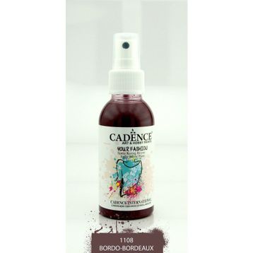 Cadence 100 ml 1108 Bordo Your Fashion Sprey Kumaş Boyası