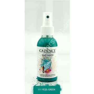 Cadence 100 ml 1111 Yeşil Your Fashion Sprey Kumaş Boyası