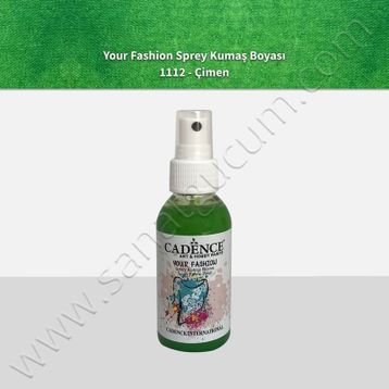 Cadence 100 ml 1112 Çimen Yeşili Your Fashion Sprey Kumaş Boyası