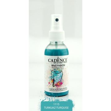 Cadence 100 ml 1115 Turkuaz Your Fashion Sprey Kumaş Boyası