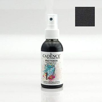 Cadence 100 ml 1119 Siyah Your Fashion Sprey Kumaş Boyası