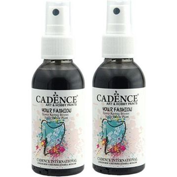 Cadence 100 ml 2'li Siyah Sprey Kumaş Boyası