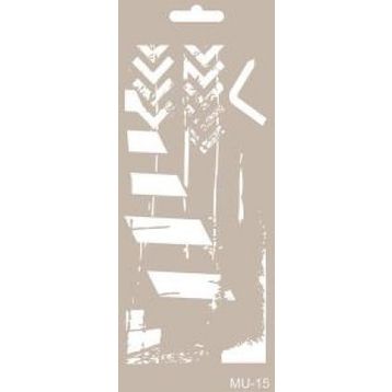 Cadence 10x20 cm MU-15 Mix Media Stencil