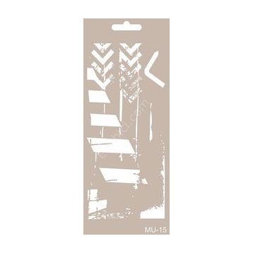 Cadence 10x20 cm MU-15 Mix Media Stencil