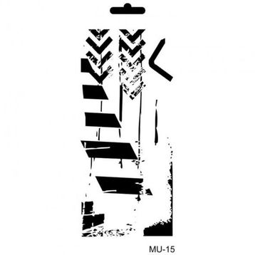 Cadence 10x20 cm MU-15 Mix Media Stencil