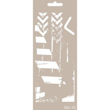 Cadence 10x20 cm MU-15 Mix Media Stencil
