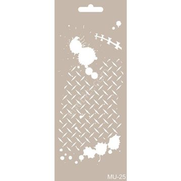 Cadence 10x20 cm MU-25 Mix Media Stencil