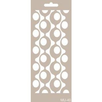 Cadence 10x20 cm MU-40 Mix Media Stencil