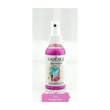 Cadence 1103 Pembe Sprey Kumaş Boyası