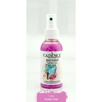 Cadence 1103 Pembe Your Fashion Metalik Sprey Kumaş Boyası