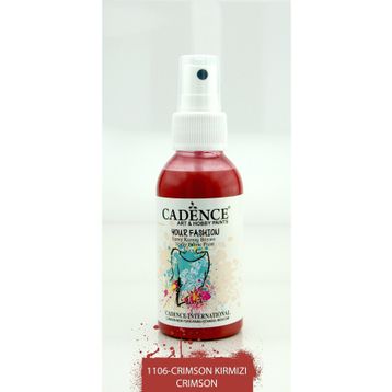 Cadence 1106 Crimson Kırmızı Sprey Kumaş Boyası