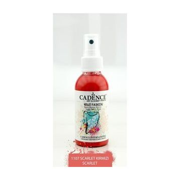 Cadence 1107 Scarlet Kırmızı Sprey Kumaş Boyası