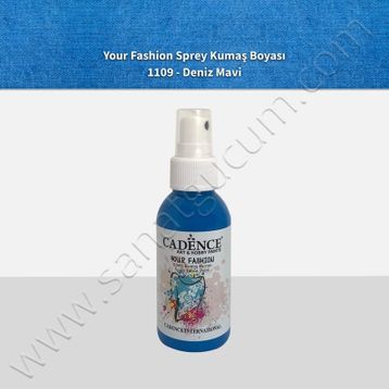 Cadence 1109 Deniz Mavi Sprey Kumaş Boyası