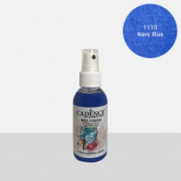 Cadence 1110 Navy Mavi Sprey Kumaş Boyası