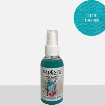 Cadence 1115 Turkuaz Sprey Kumaş Boyası