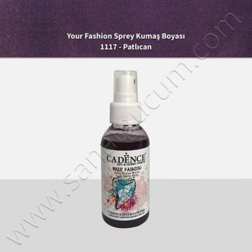 Cadence 1117 Patlıcan 100 ml Sprey Kumaş Boyası