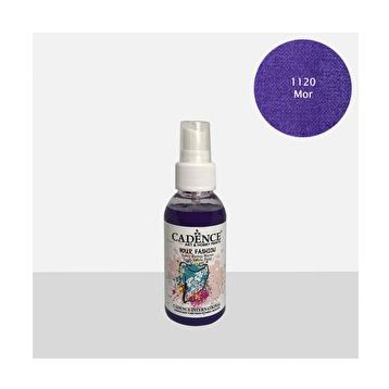 Cadence 1120 Mor Sprey Kumaş Boyası