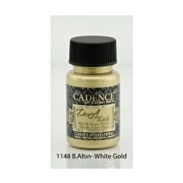 Cadence 1148 Beyaz Altın Dora Metalik Kumaş Boyası