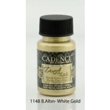 Cadence 1148 Beyaz Altın Dora Metalik Kumaş Boyası