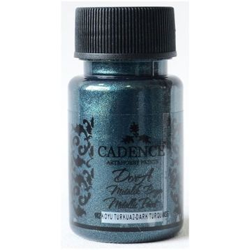 Cadence 142 Koyu Turkuaz 50 ml Metalik Boya