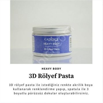 Cadence 150 ml Heavy Body Modelling Paste 3D Rölyef Pasta