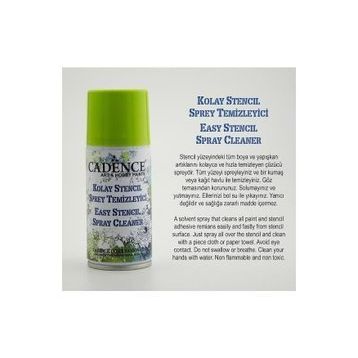 Cadence 150 ml Kolay Stencil Temizleyici Sprey