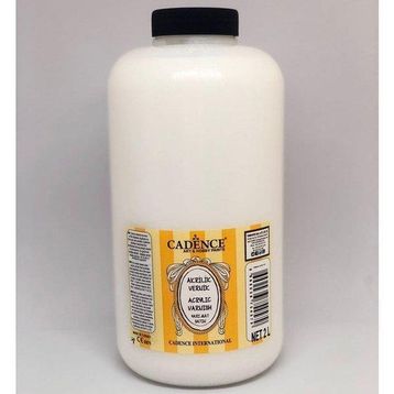 Cadence 2000 ml Yarı Mat Ultimate Glaze Su Bazlı Kalın Sır Vernik