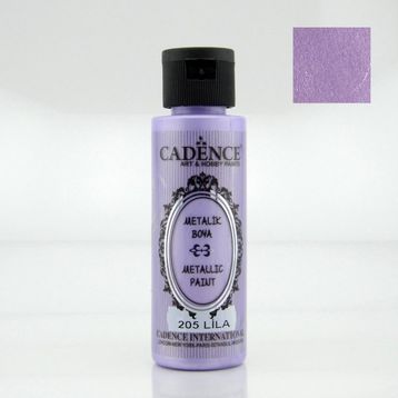 Cadence 205 Lila 120 ml Metalik Sedefli Boya